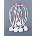 プラスチック念珠 8寸　水晶・ボタン