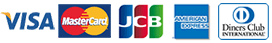 先払・クレジットカード(JCB・VISA・MASTER・AMEX・DINERS)-手数料無料