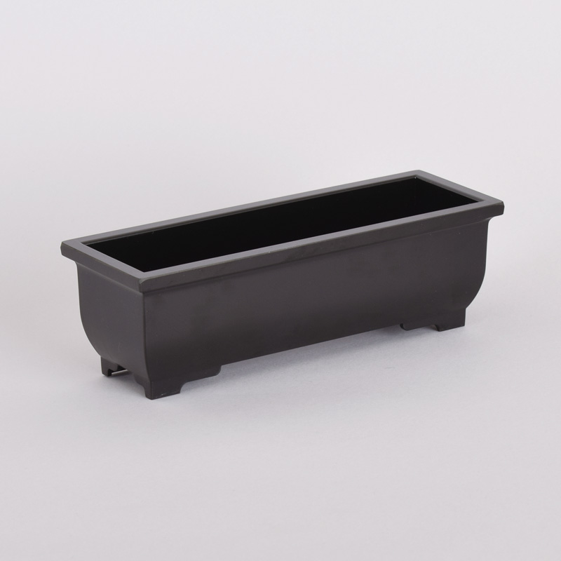 プラスチック角香炉　6寸 (黒)[7-48-01]