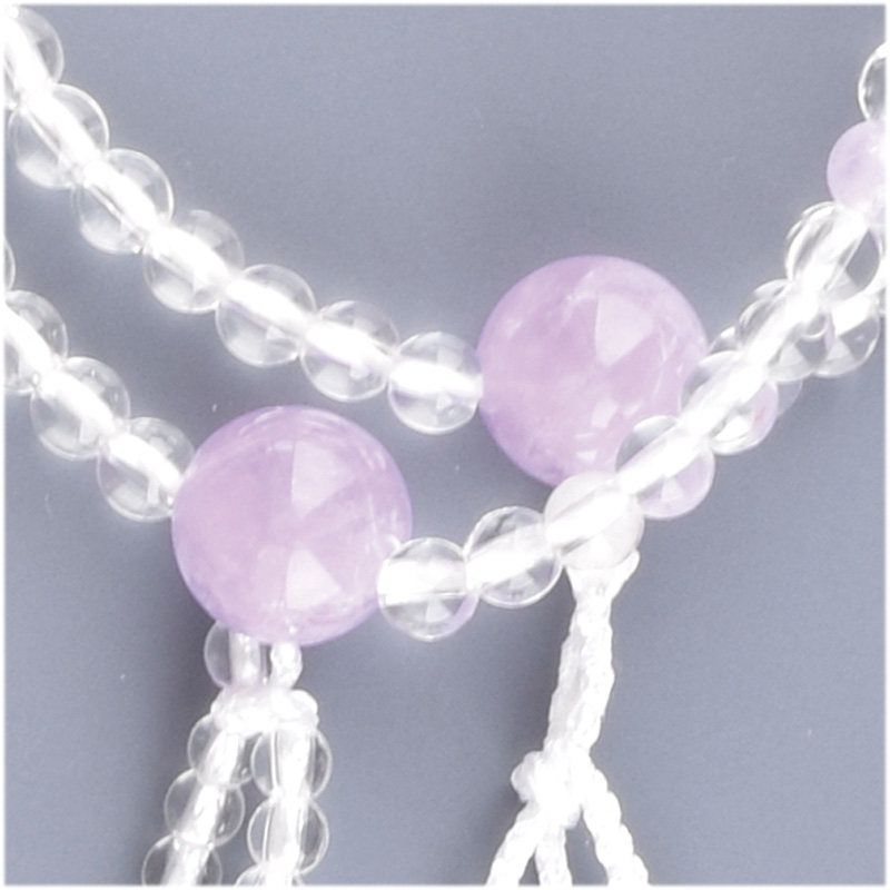 水晶藤雲石仕立すいしょうとううんせき)正絹房[7-65-11]