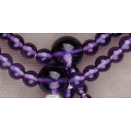 紫水晶(むらさきすいしょう) 正絹房[7-65-14]