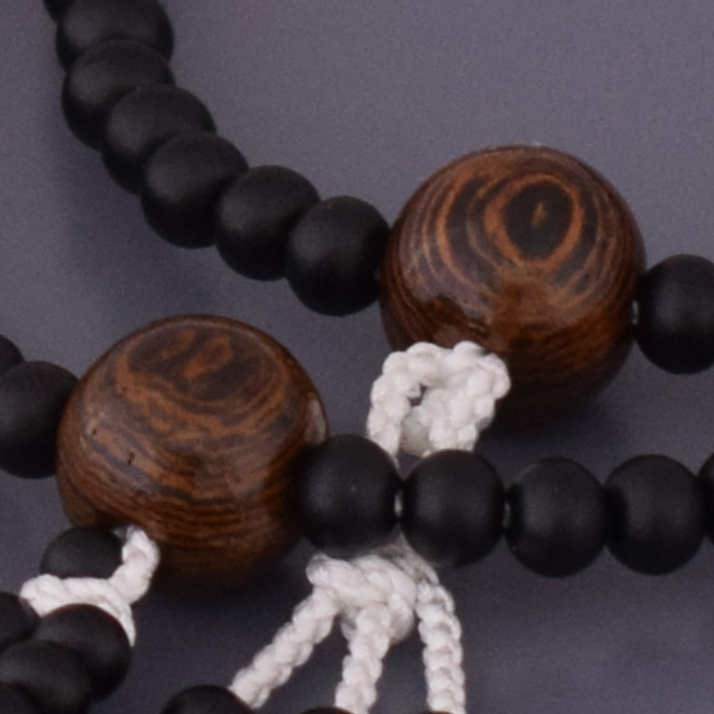 素引黒檀鉄刀木仕立(すびきこくたんたがや)  正絹房