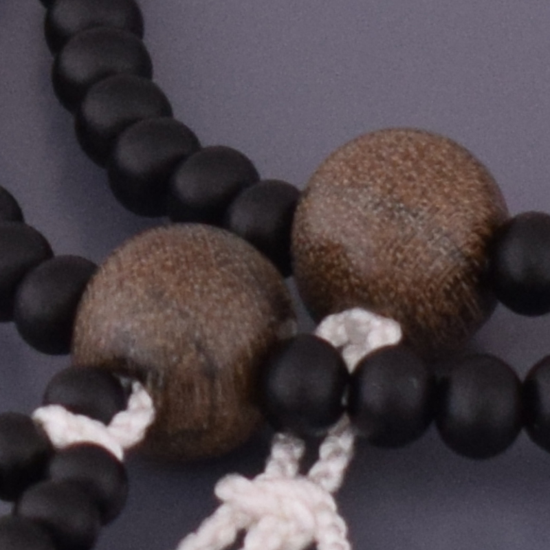 素引黒檀シャム柿仕立(すびきこくたんしゃむがき)  正絹房