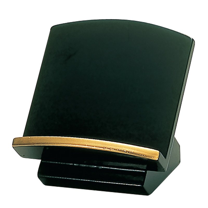 座り見台　黒フチ金[7-50-08]