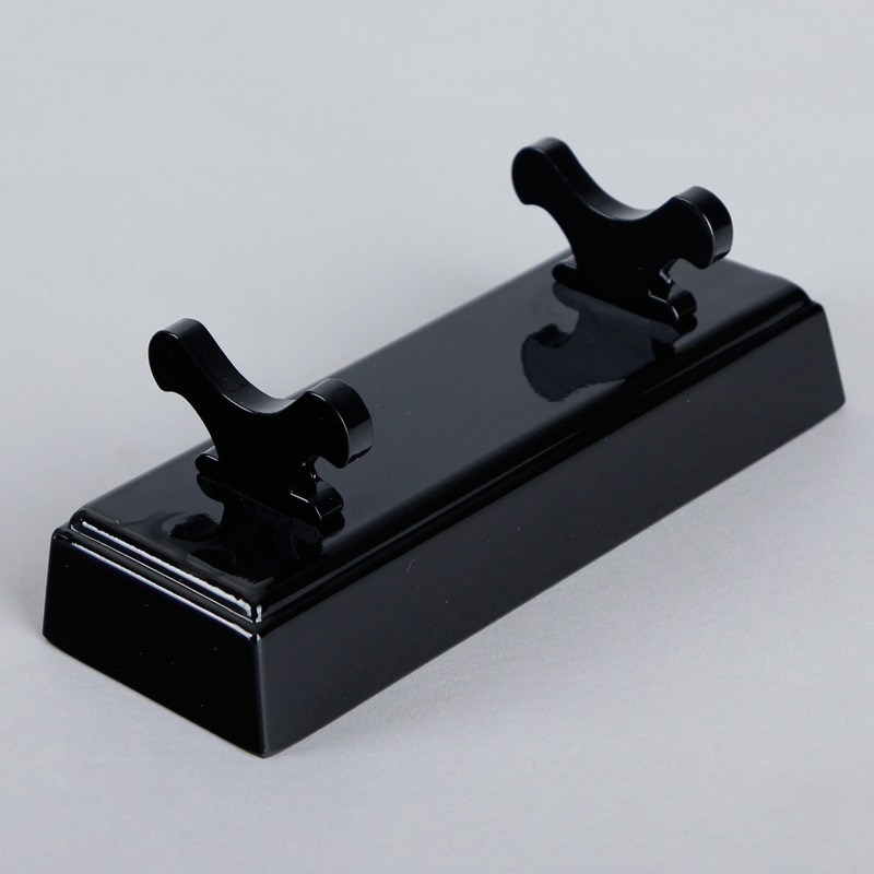 プラスチック　りん棒台　黒[7-51-09]