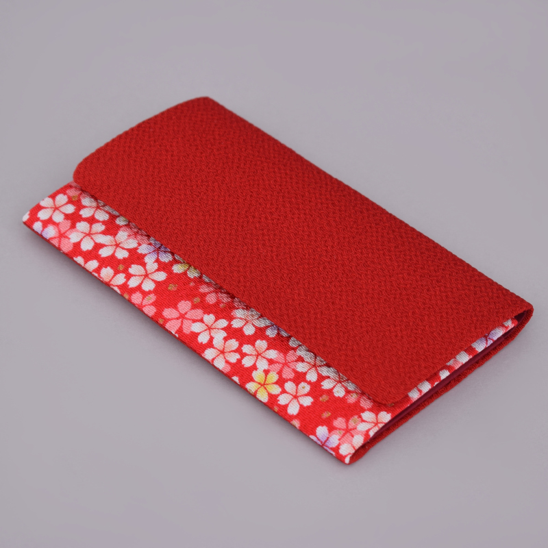 念珠入　都忘れ　二折　赤[7-57-23]