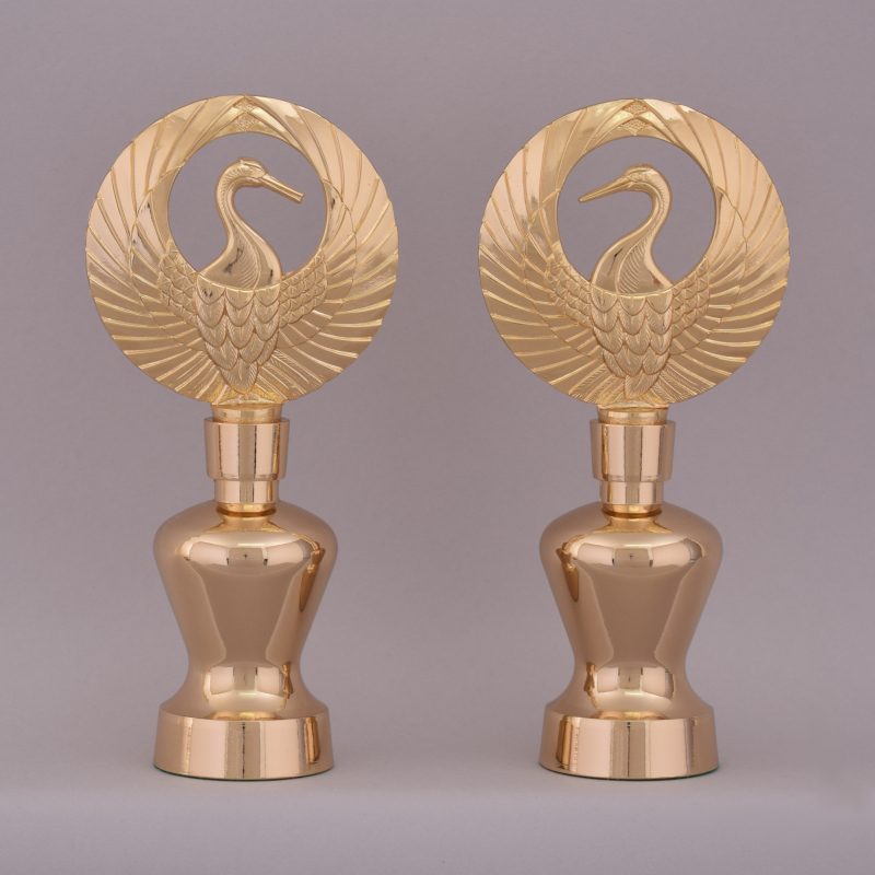 鶴丸徳利 3.0寸[7-55-01]