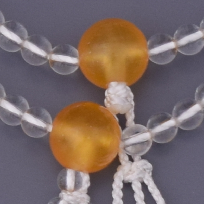 天然水晶イエローオニキス仕立(てんねんすいしょう) 正絹房