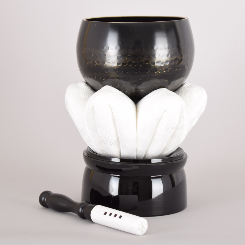 本手打りんセット(丸りん台)　白[7-53-08]