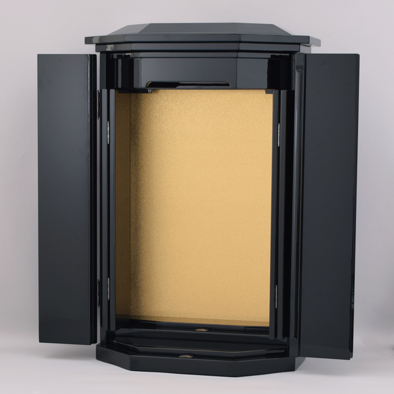 上置仏壇 楓23号 黒塗