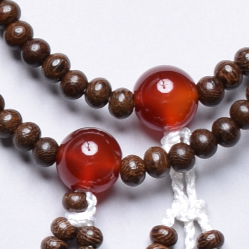 鉄刀木瑪瑙仕立(たがやめのう)　正絹房[7-63-23]