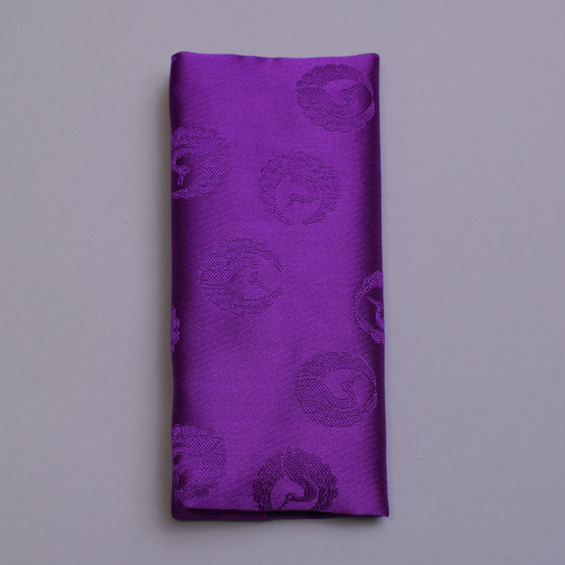 折経本カバー　大　紫　(蛇腹タイプ) [7-56-12]