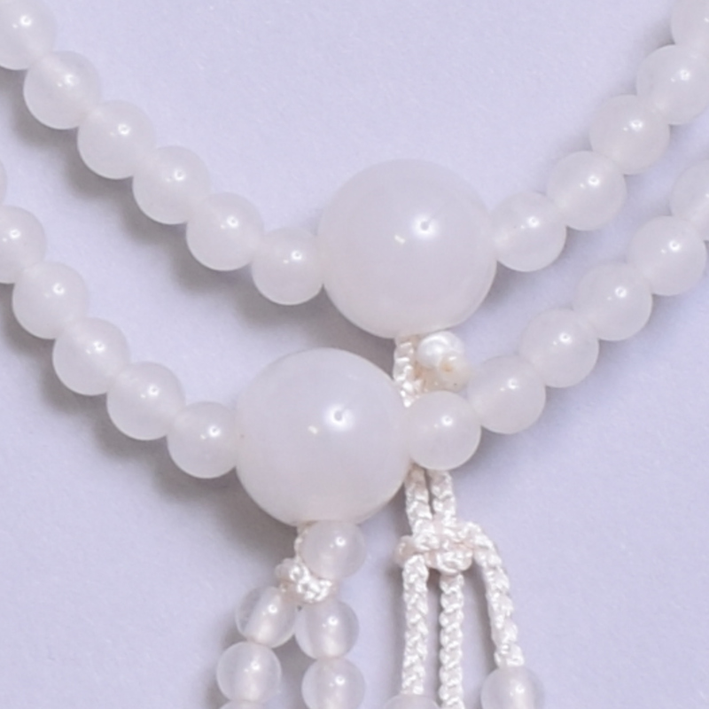 ホワイトオニキス 正絹房