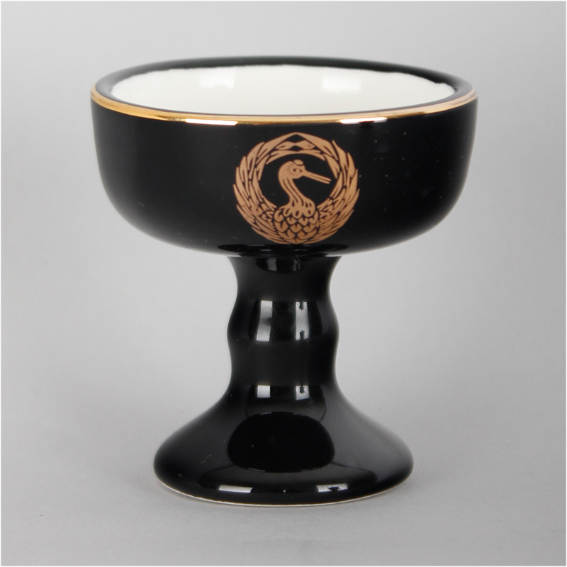 陶器仏器　黒紋付[7-54-07]