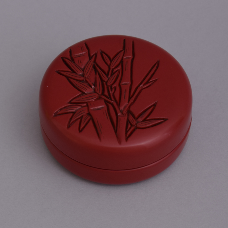 香合　鎌倉彫　A　2.5寸