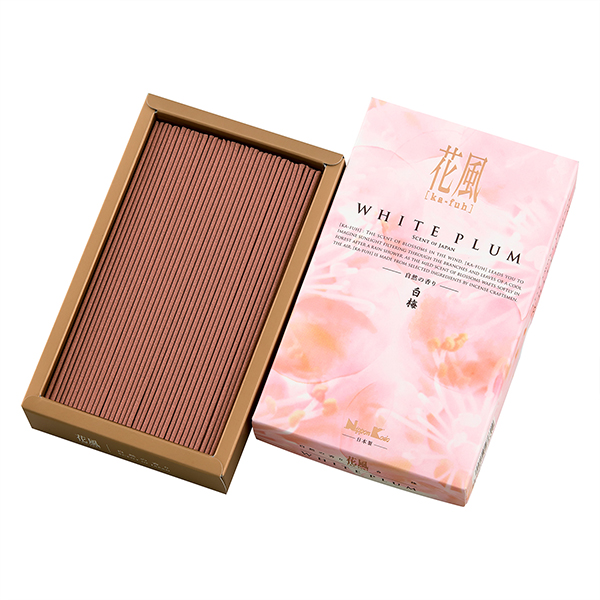 日本香堂 花風 白梅 バラ詰 約160g