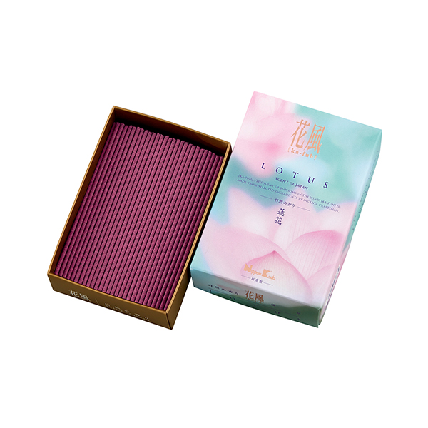 日本香堂 花風 蓮花 ミニ寸 約75g