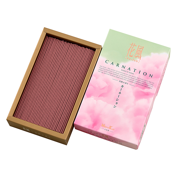 日本香堂 花風 カーネーション バラ詰 約160g