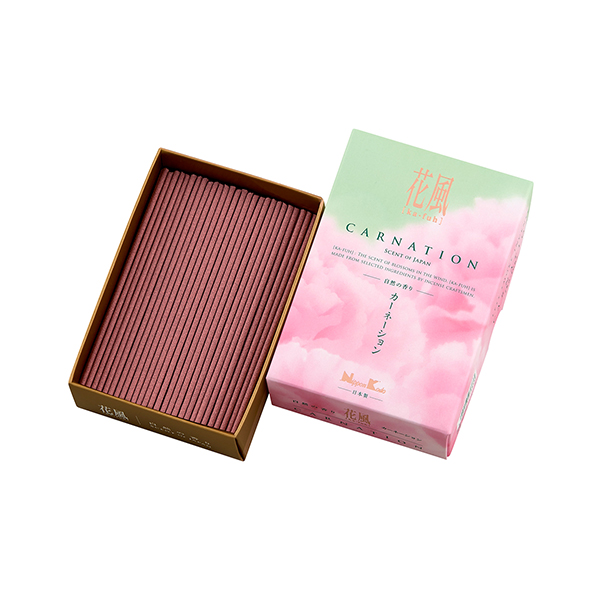 日本香堂 花風 カーネーション ミニ寸 約75g