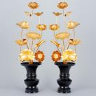 アルミ常花9寸11本立(一対)