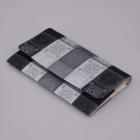 念珠入　吉祥緞子　銀ネズミ[7-57-25]