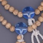 星月菩提珠ブルークォーツ仕立(せいげつぼだいじゅ)　正絹房